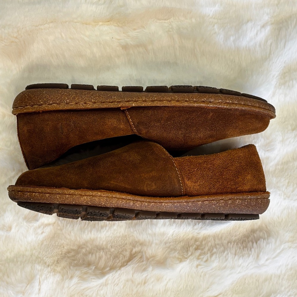 Born Naya Brown Suede Slip On Loafers Flats Womens 8 39 - Picture 3 of 8
